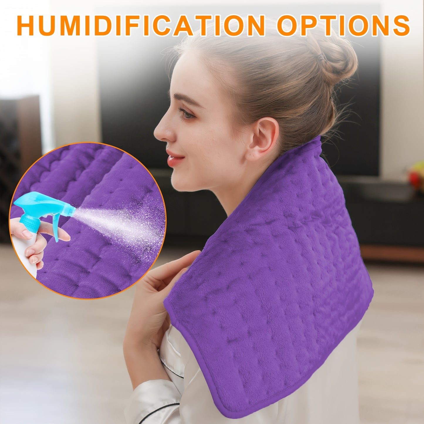 Extra Large Heating Pad Portable 24x12 Electric Heating Pad