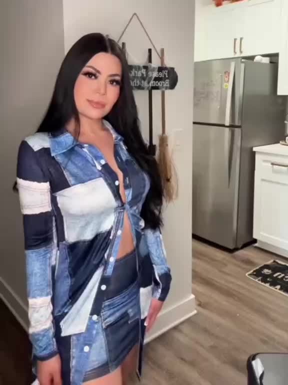 Two-Piece Casual Outfits: Plaid Print Blouse & Skirt Set