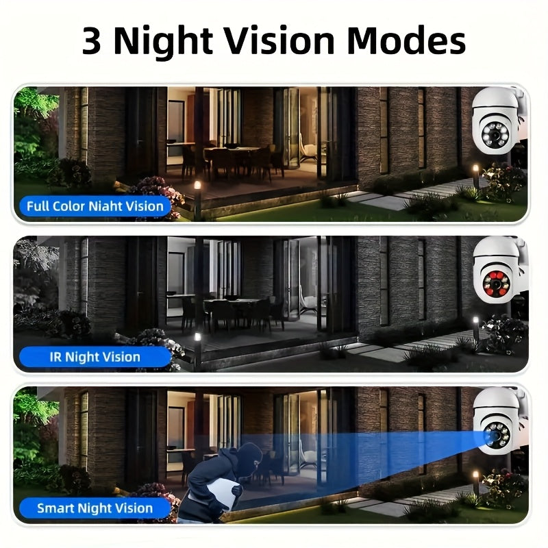 8pcs Smart Security Cameras for Home Surveillance System
