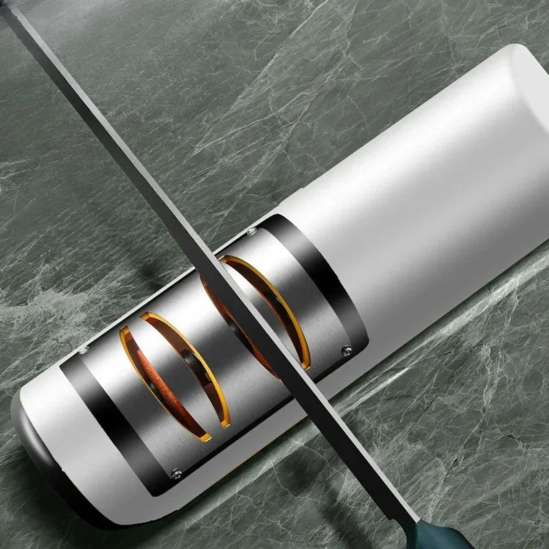 Electric Knife Sharpener Automatic Rechargeable Sharpener