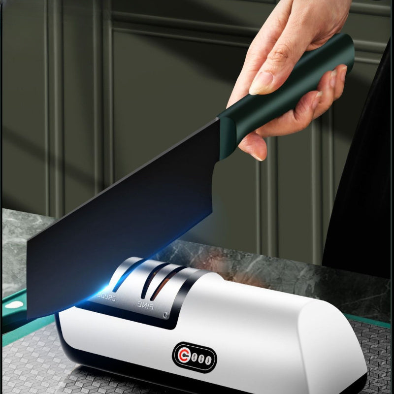 Electric Knife Sharpener Automatic Rechargeable Sharpener