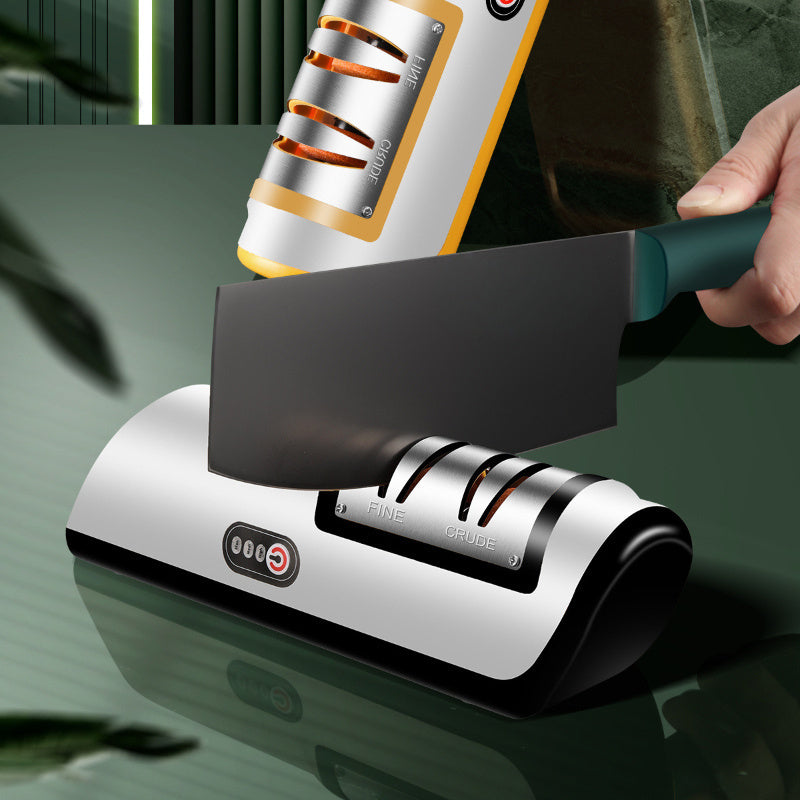 Electric Knife Sharpener Automatic Rechargeable Sharpener