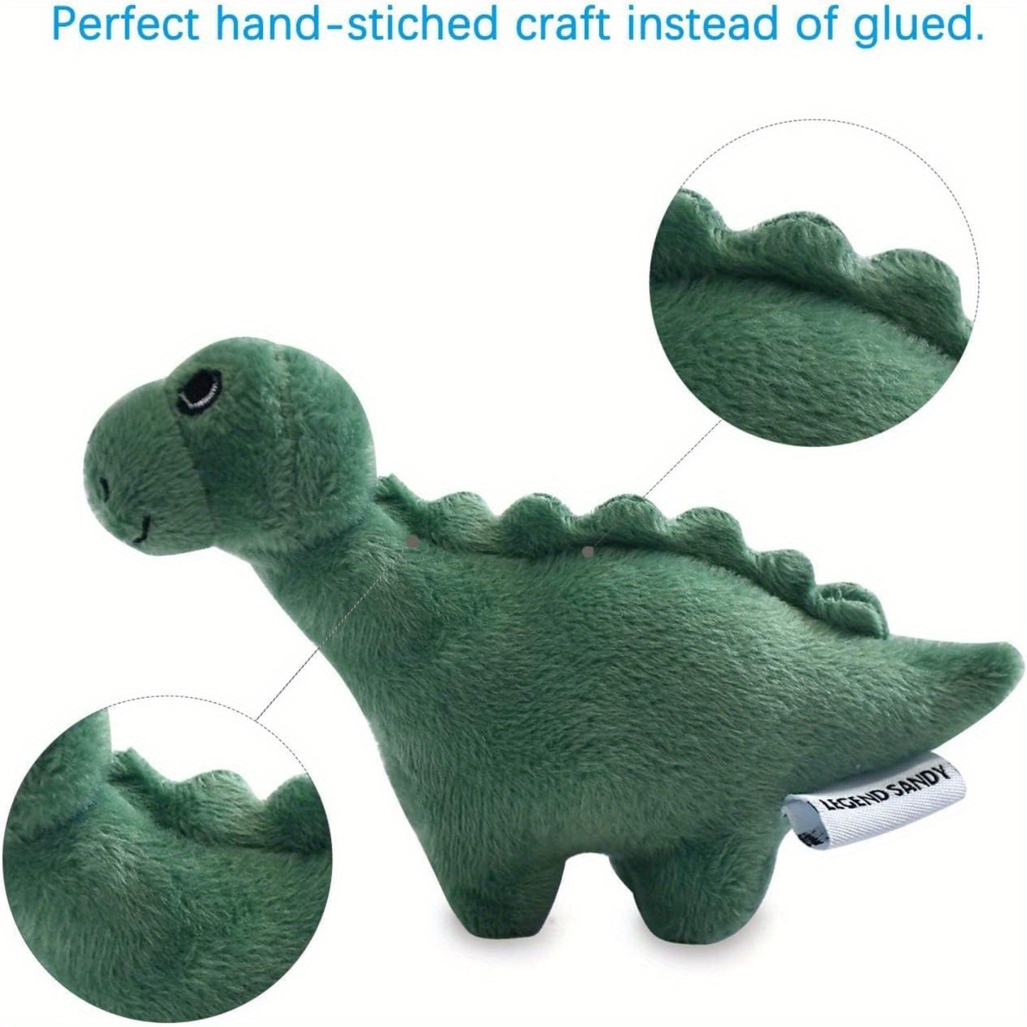 Legend Sandy Squeaky Plush Dog Toys Bundle Pack of 12 Soft Chew Toys for Small and Medium Dogs Christmas Decorations and Puppy Play Props