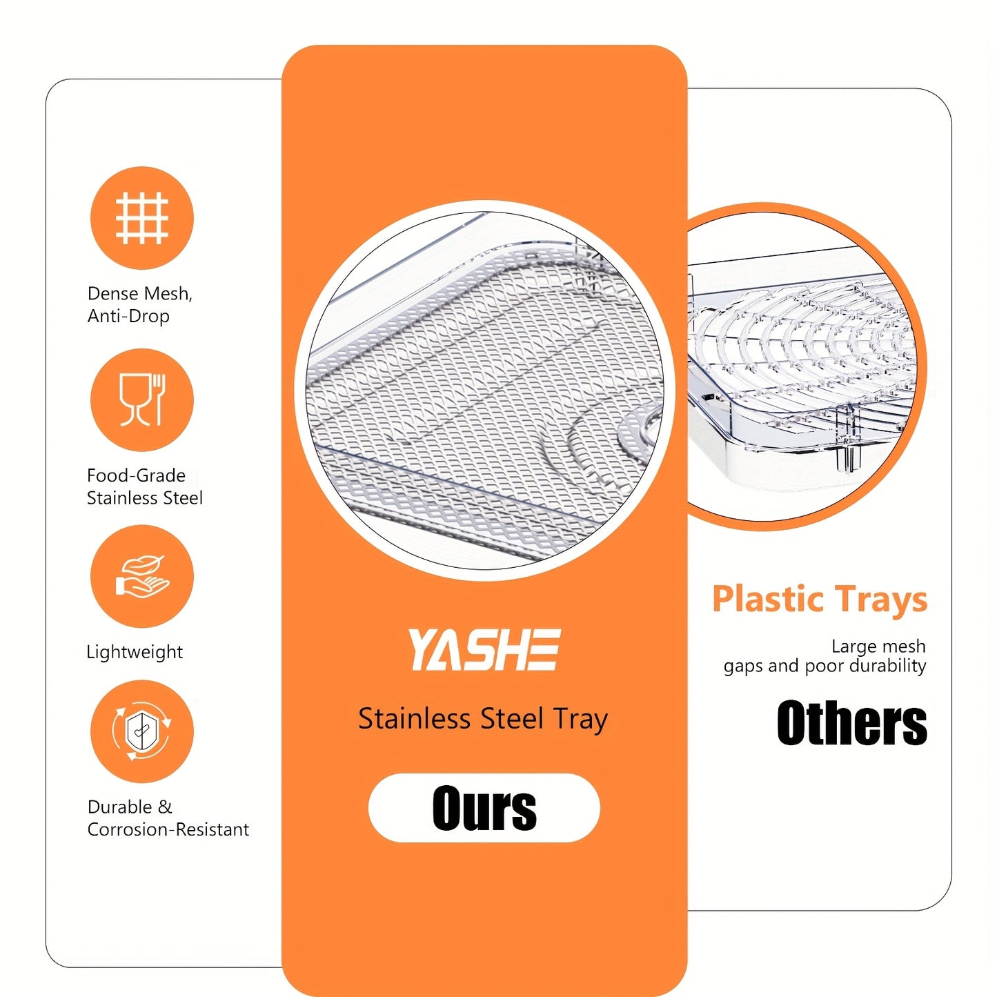 Food Dehydrator Machine - 5 Stainless Steel Trays 420W