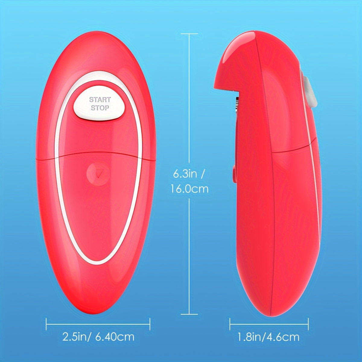 Electric Can Opener Hand-Free Easy Open Any Can Sizes