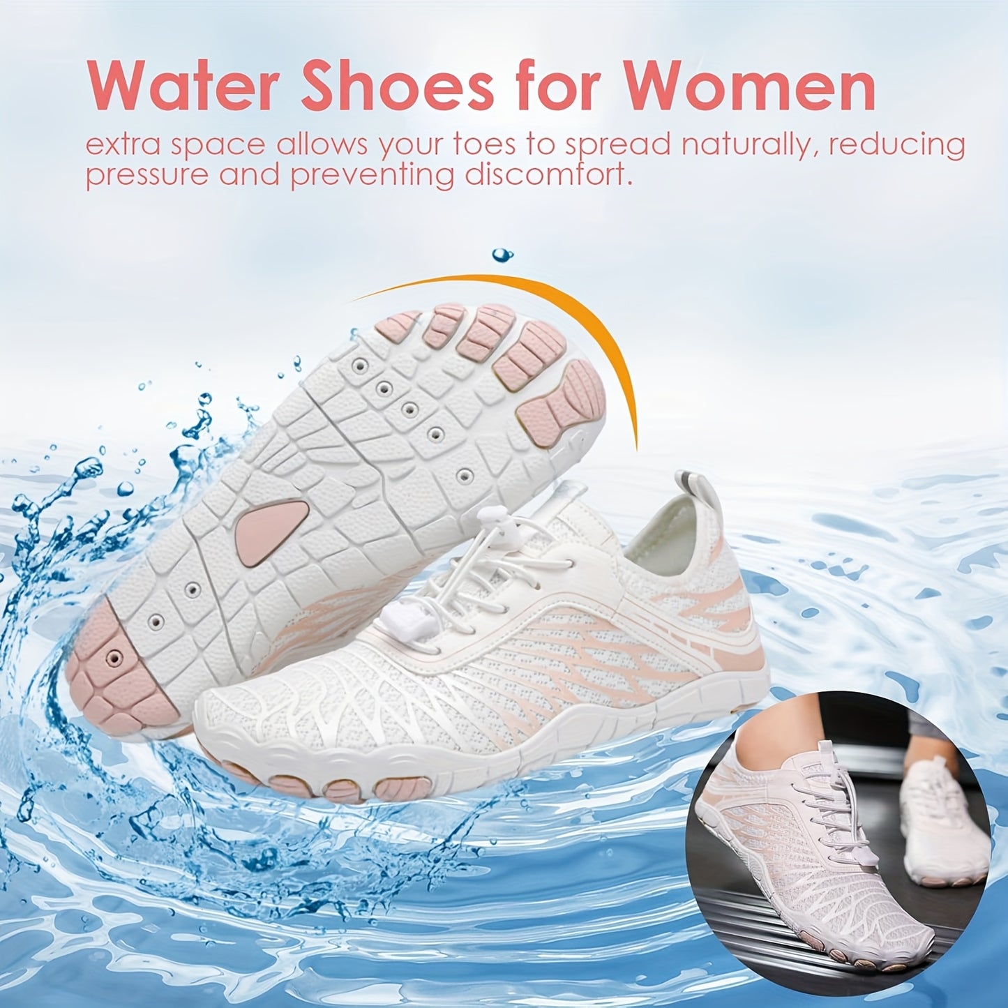 Summer Hike Barefoot Shoes Womens Water Shoes Zero Drop