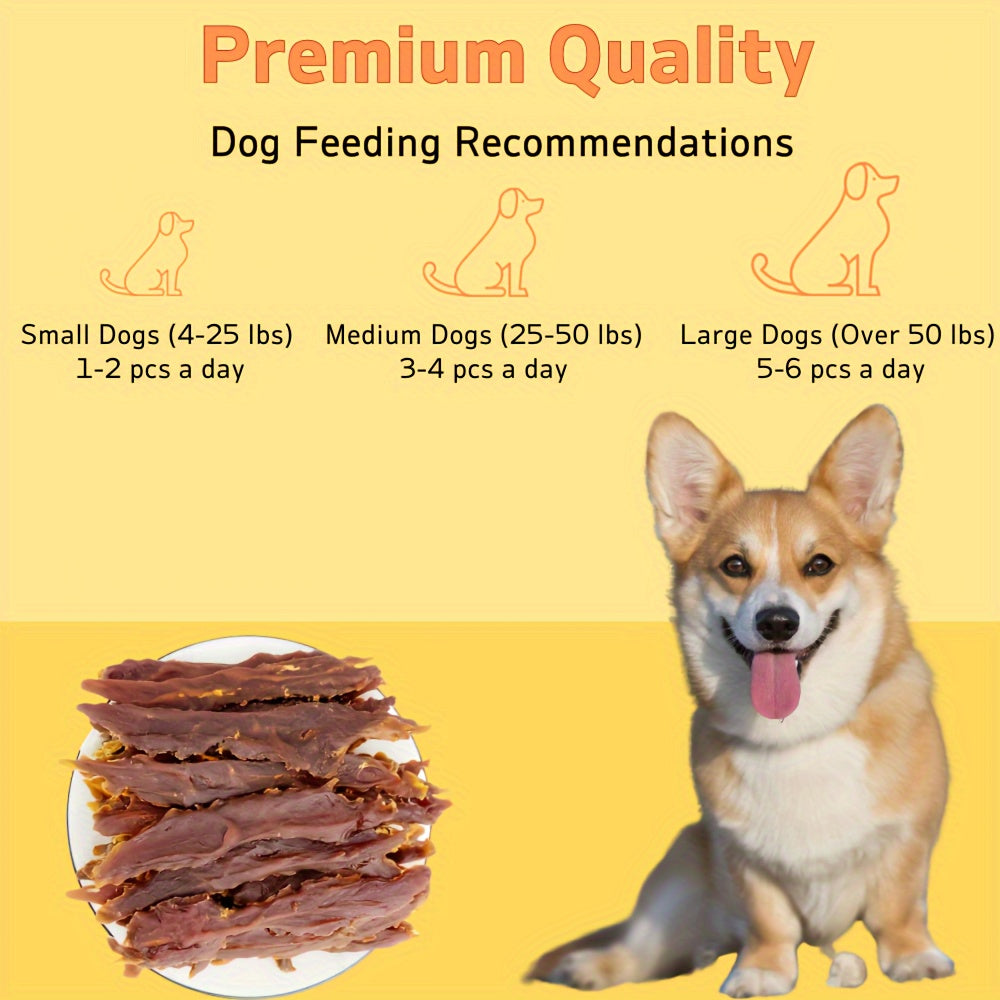 14.11oz 400g Mixed Flavor Series Dog Jerky Chicken and Duck Milk Chewy Treats High Protein Low Fat Long Lasting Durable Training Rewards for Small Medium and Large Dogs