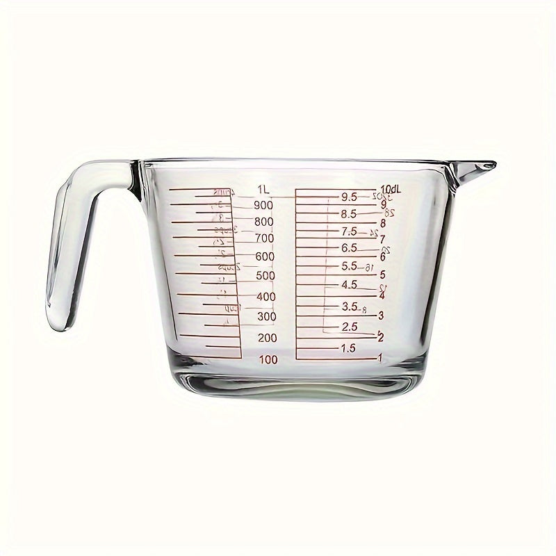 Tempered Glass Measuring Cup 1/3pcs Set with Handle