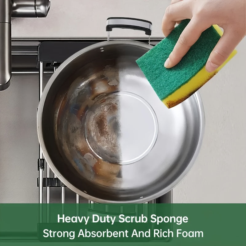 Highly Absorbent Kitchen Grease Cleaner Dishwashing Sponge