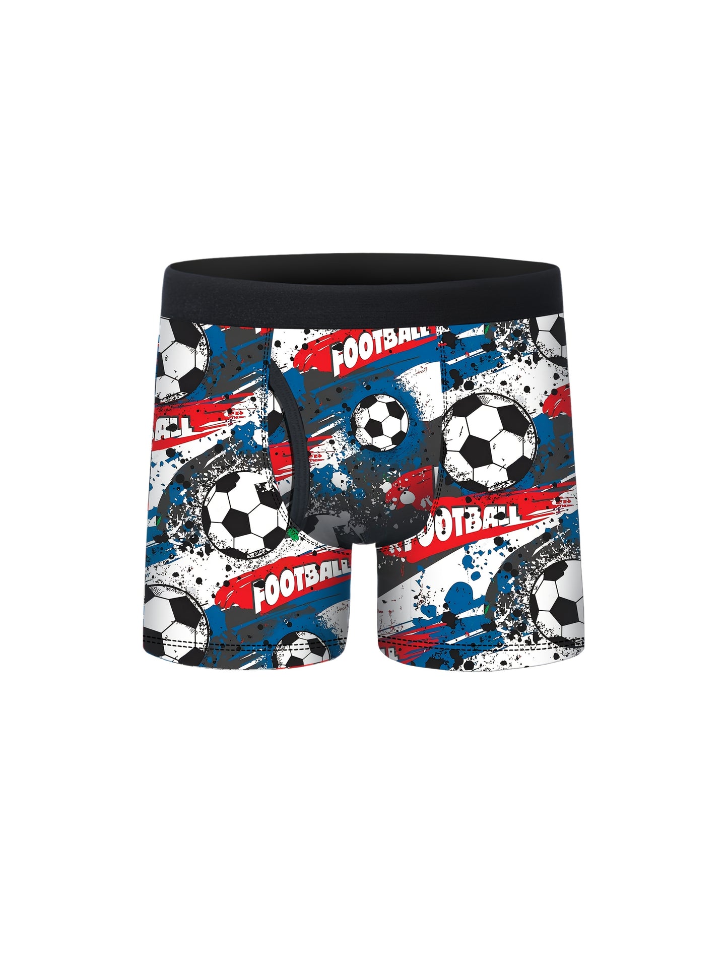 5pcs Boys' Sports Boxer Briefs Quick-Dry Breathable Fabric