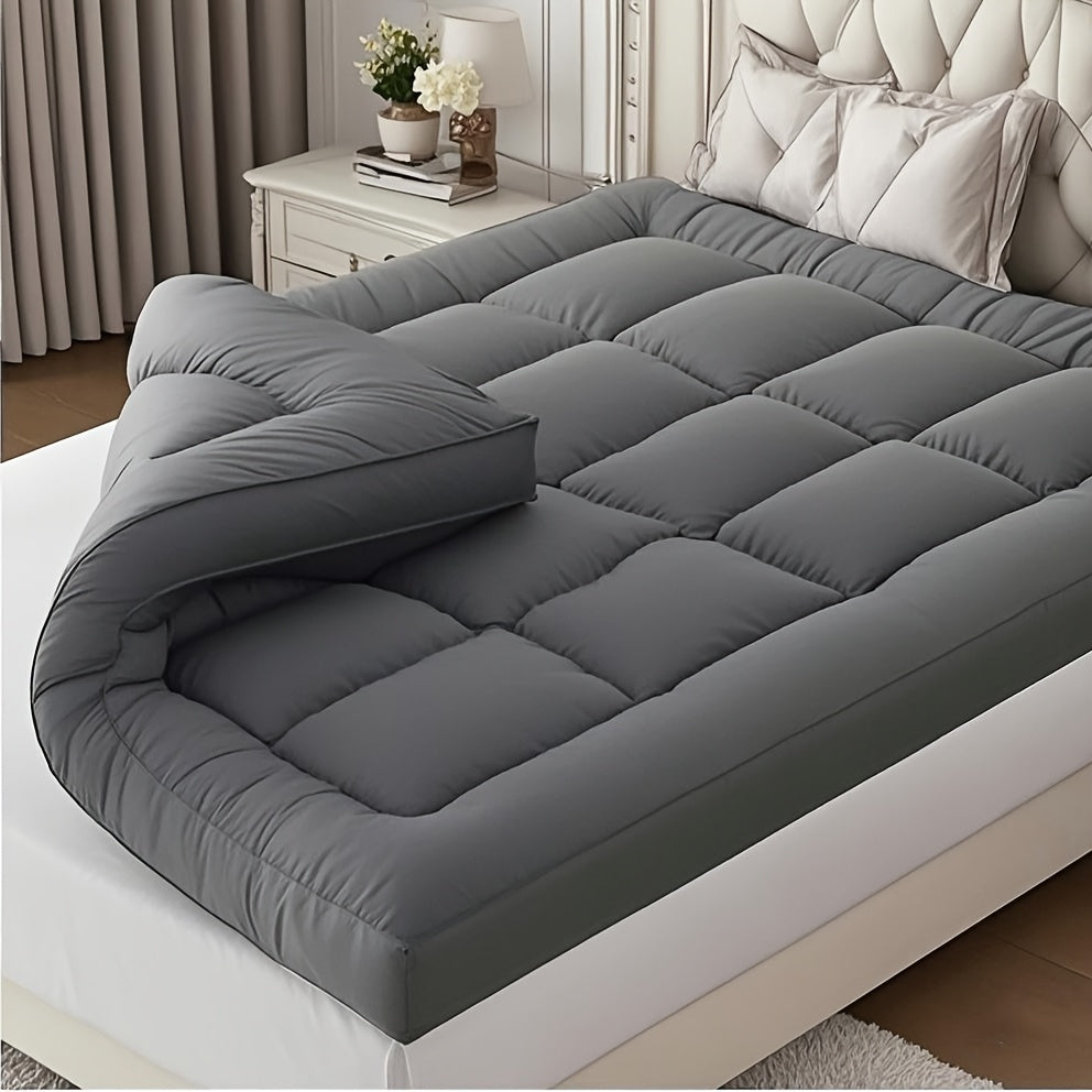 Extra Thick Fitted Mattress Topper Cooling Pad Cover
