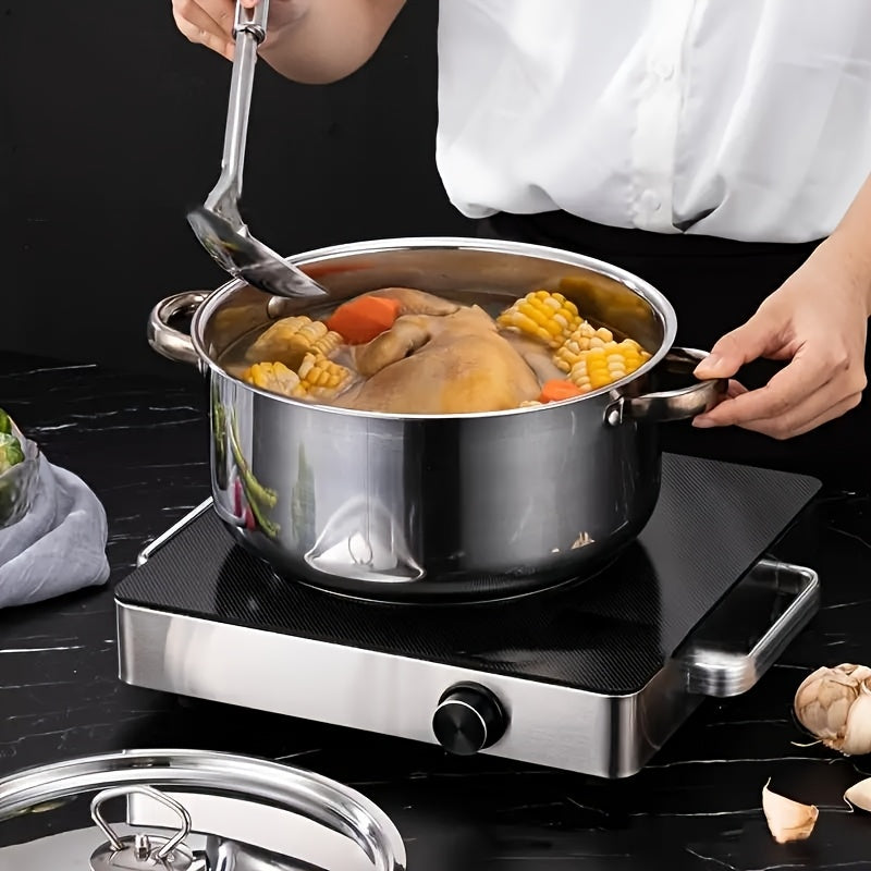 12pcs Stainless Steel Kitchen Cookware Set With Lids