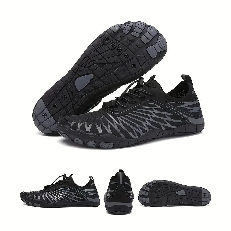 Summer Hike Barefoot Shoes for Women Water Shoes Hiking Footwear Healthy Barefoot Shoes Women Wide Toe Box Non Slip Outdoor Sports Zero Drop Shoes White Black