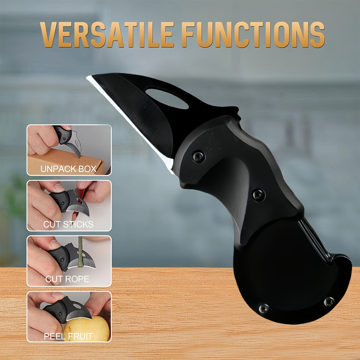 Mini Stainless Steel MultiTool Pocket Knife Keychain Gift