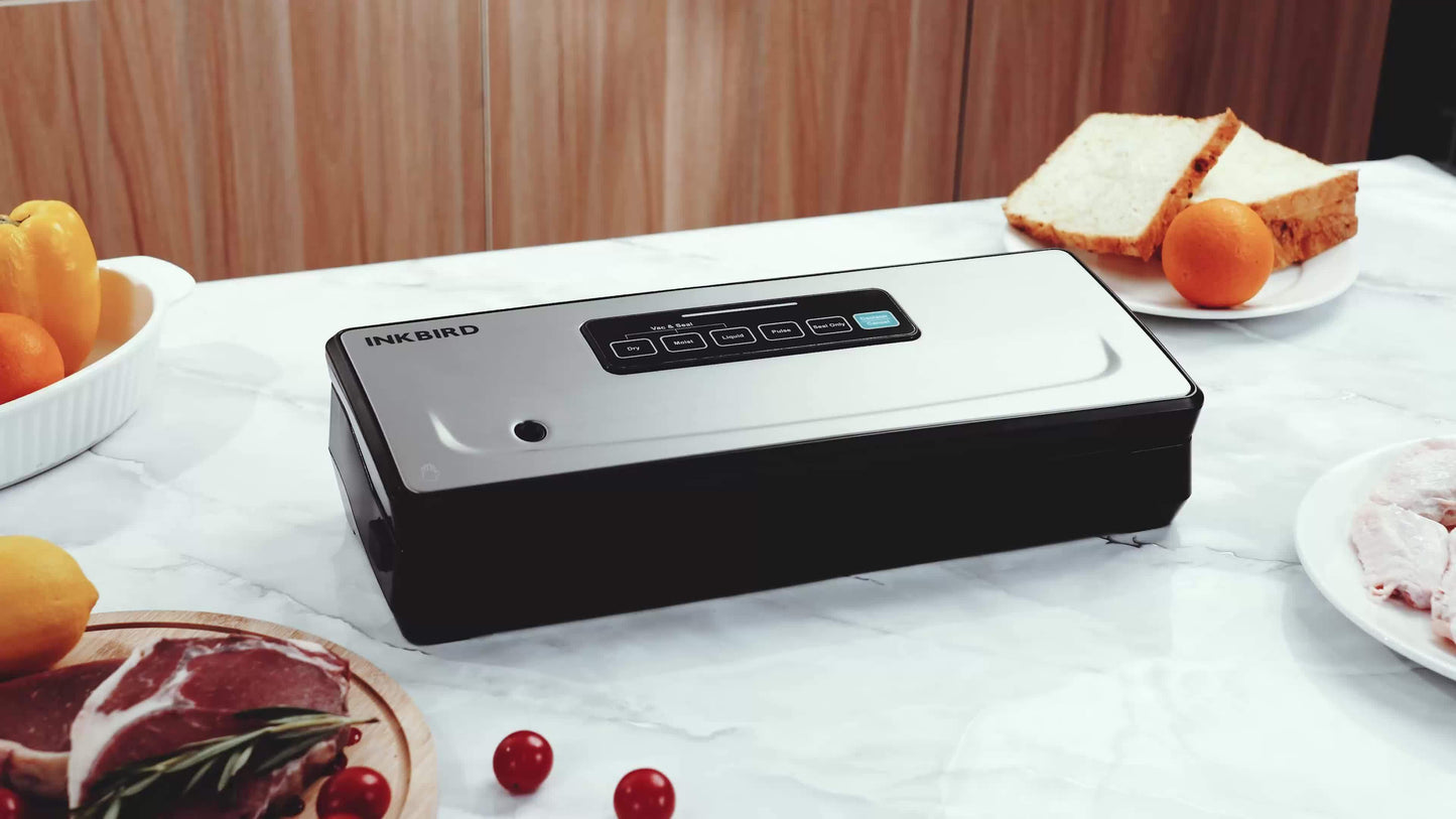 1pc Food Vacuum Sealer Machine 10-In-1 With Bag Storage