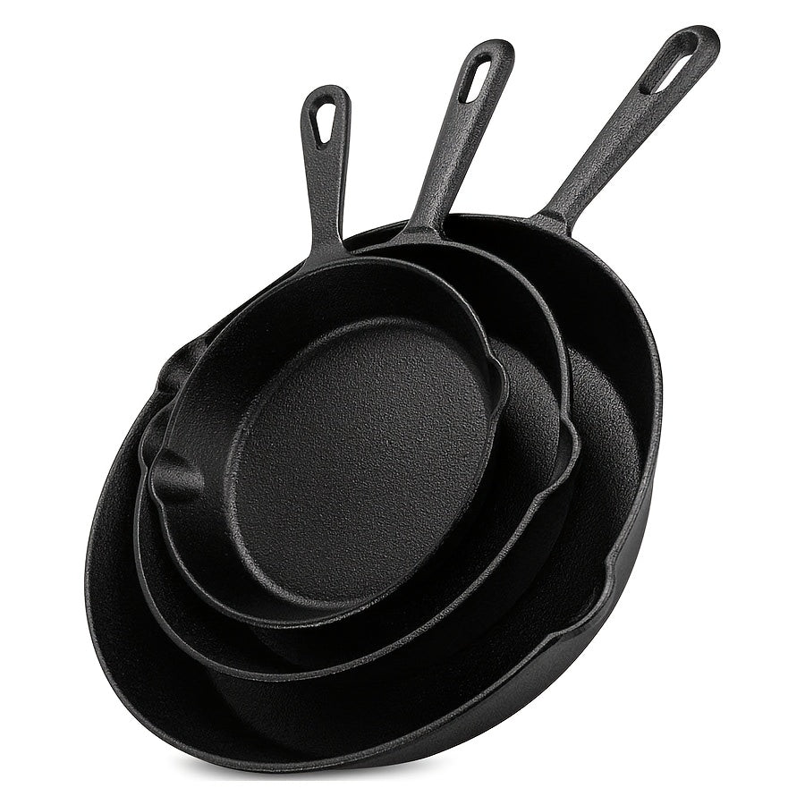 Cast Iron 3PCS 4PCS 5PCS Skillet Set 6 Inch 8 Inch 10 Inch Pan