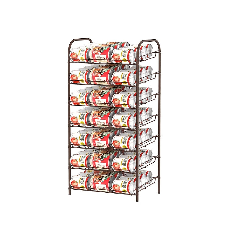 Large Capacity Metal Wire Can Holder With Adjustable Dividers