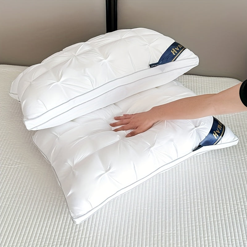 4pcs Queen-Sized Luxury Hotel Quality Bed Pillows For Sleeping