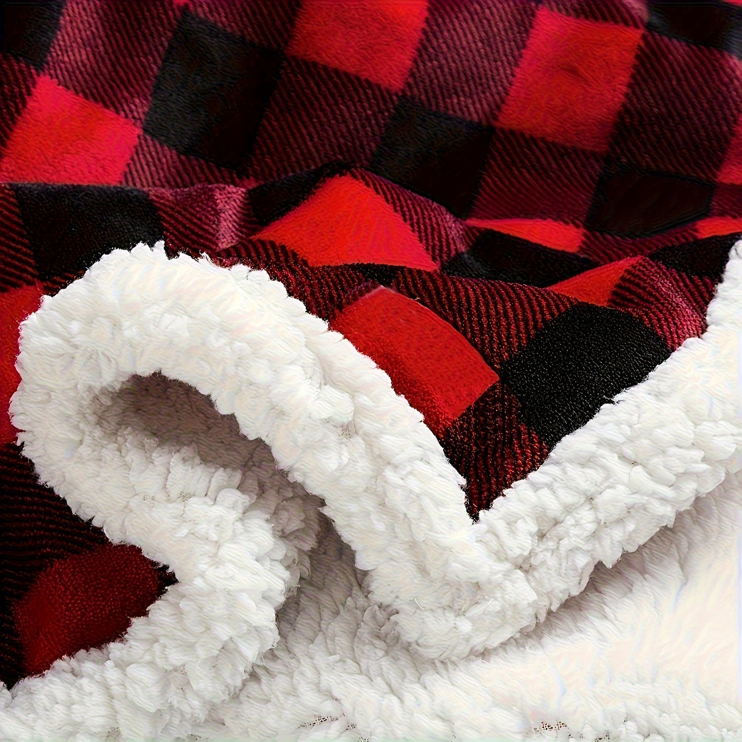 Plush Fleece Blanket For Winter Sherpa Throw Twin Size