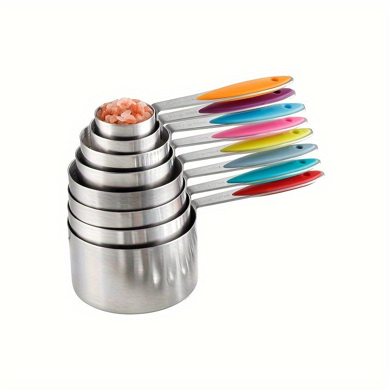 Colorful Measuring Cups Set 8/17pcs Stainless Steel Baking Tools