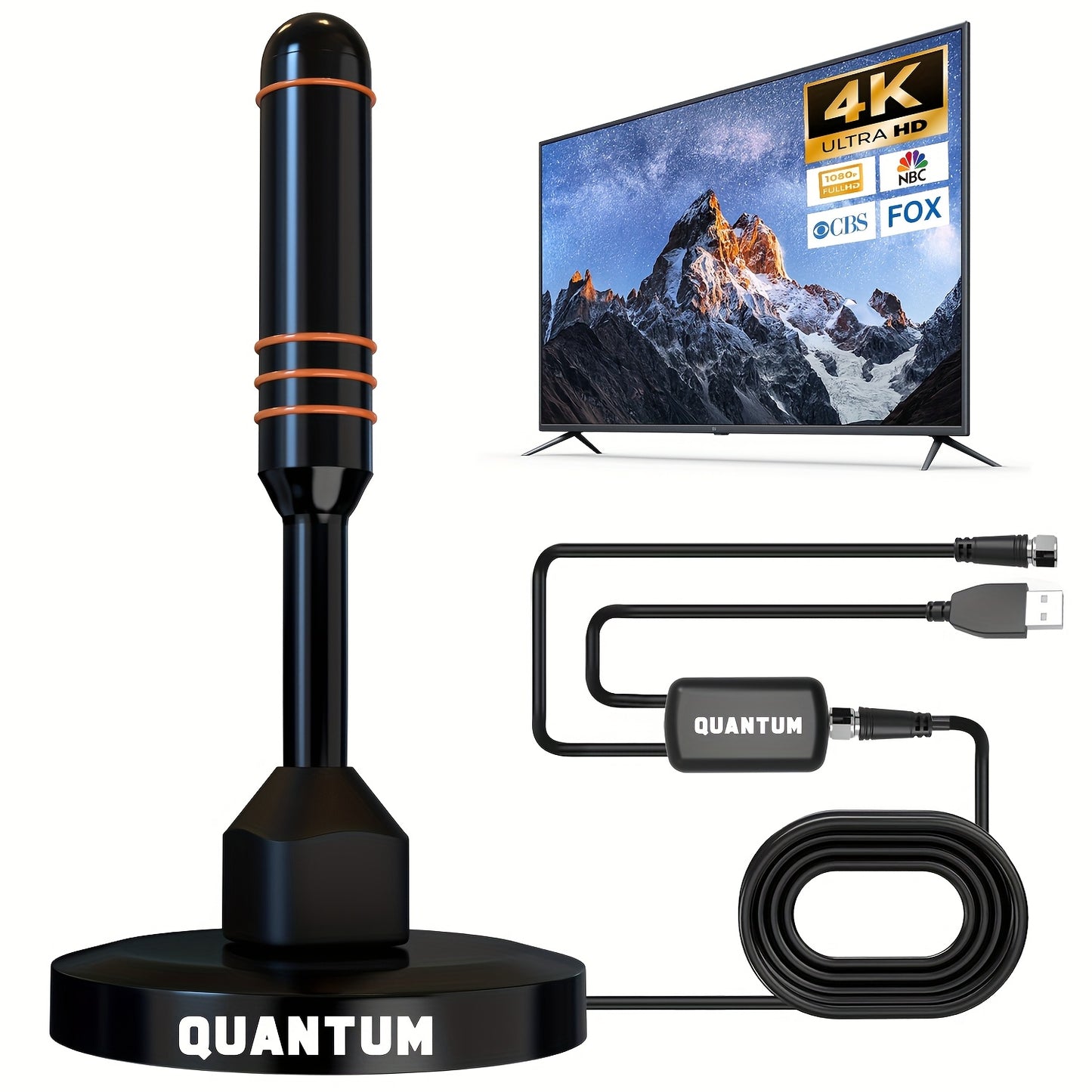 Digital TV Antenna For Smart TV Indoor 2025 With Magnetic Base