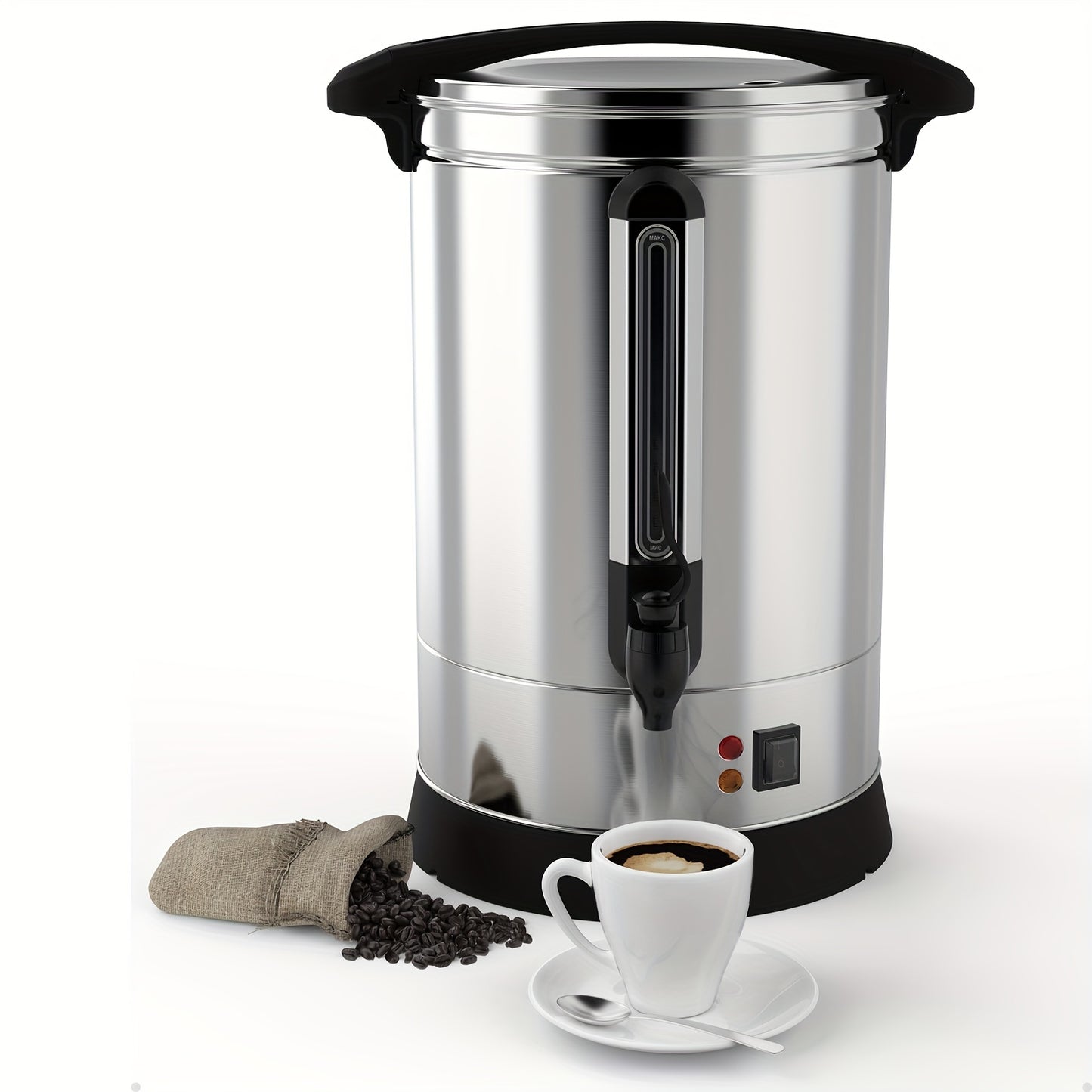 3.7 Gal 100 Cup Commercial Coffee Maker For Large Gatherings