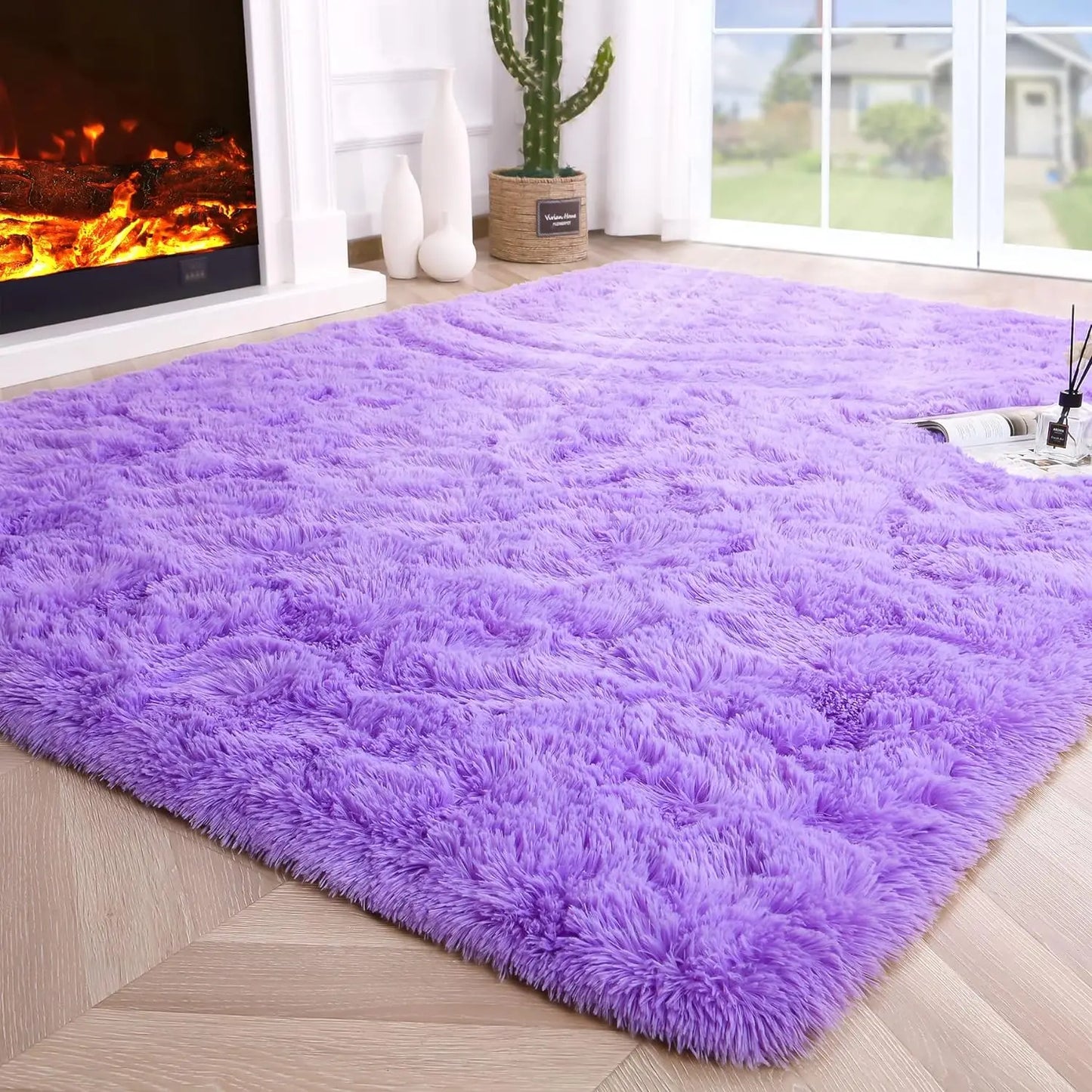 Fluffy Rugs for Bedroom Fuzzy Area Rugs Non Slip Decor