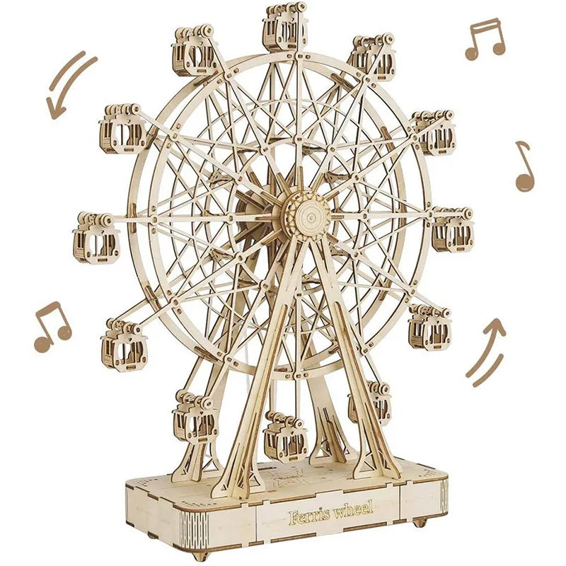 Robotime Rolife 3D Puzzle Ferris Wheel Music Box Model Kit