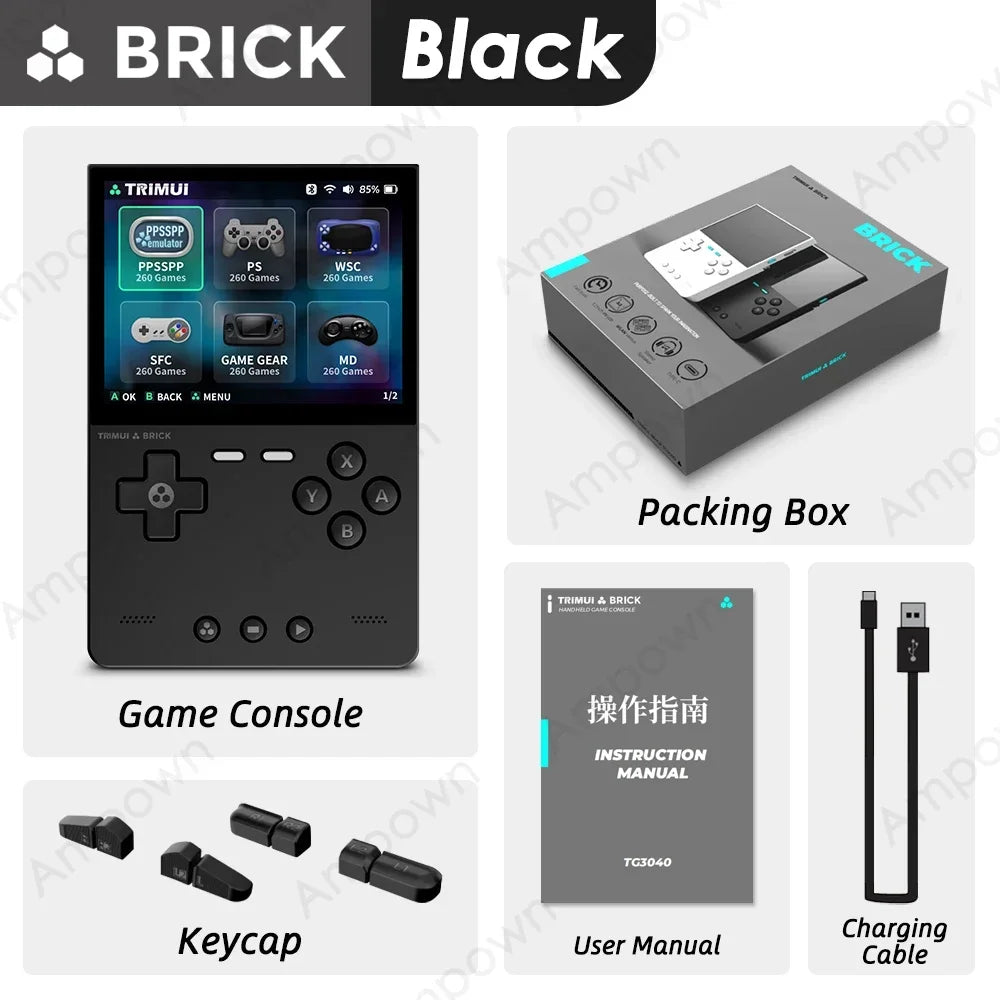 TRIMUI BRICK Handheld Game Console 3.2'' IPS Screen Trimui UI