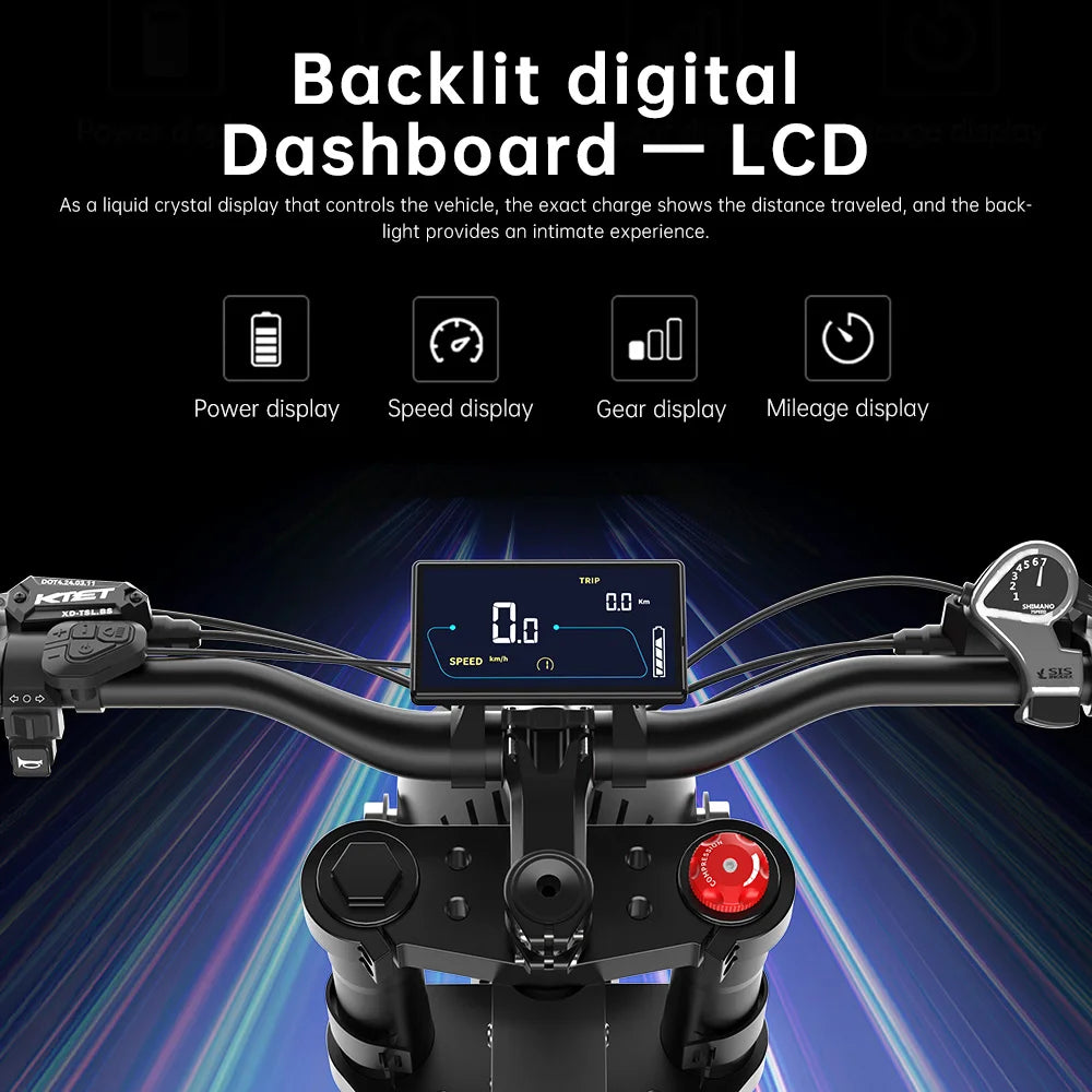 EKX X21 Adults Electric Bike 2000W 48V 35AH 55km/h Mountain Ebike