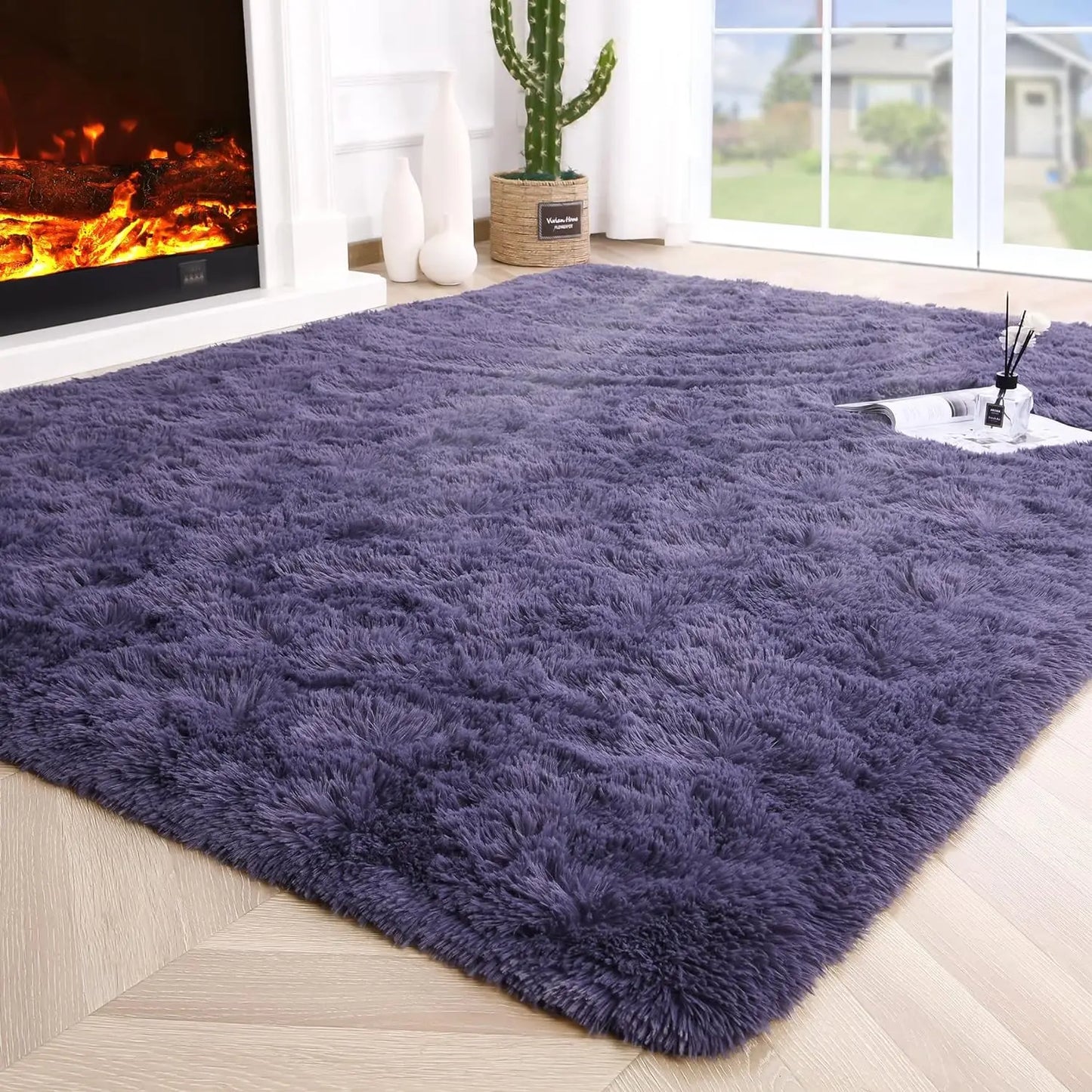 Fluffy Rugs for Bedroom Fuzzy Area Rugs Non Slip Decor