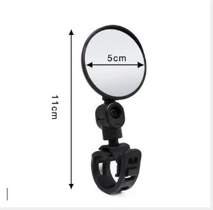 1/2PC Bike Mirror 360 Degree Adjustable Rotatable Handlebar Mirror