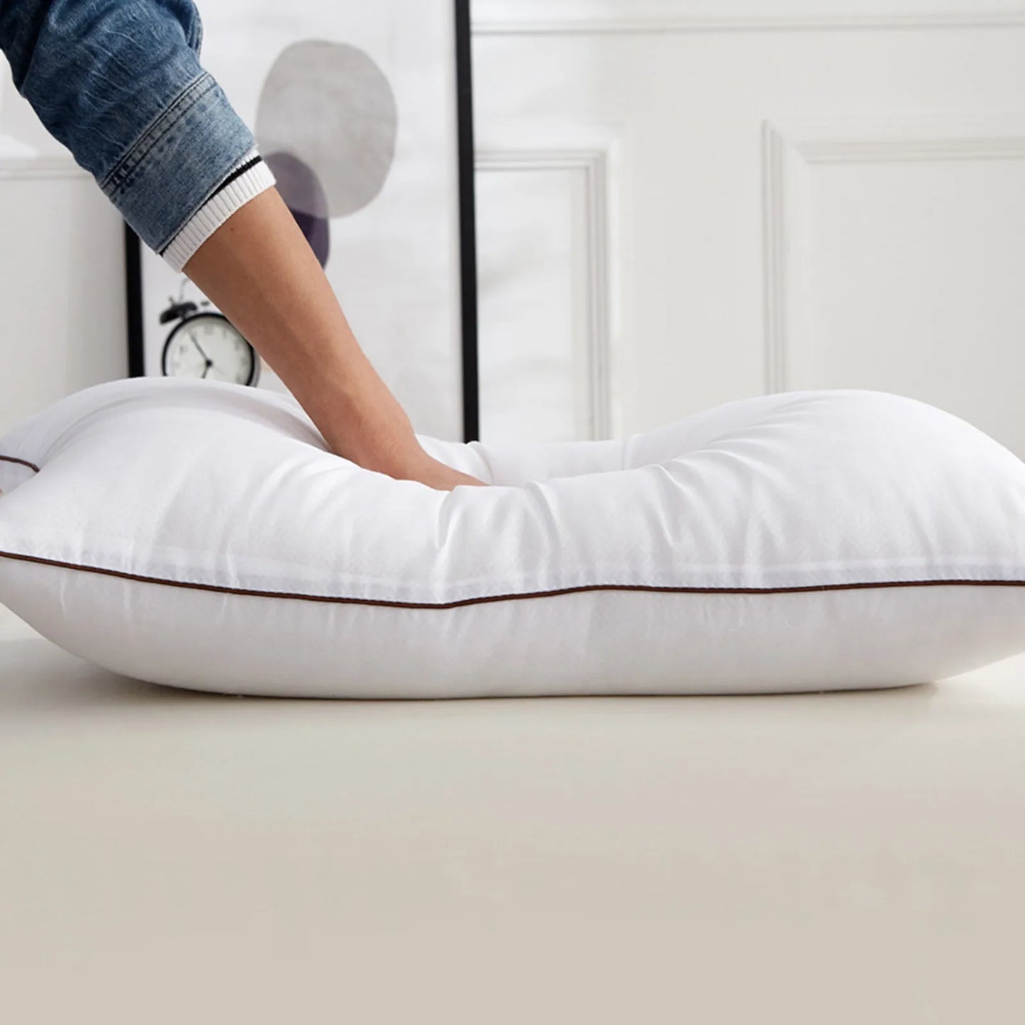 Bedding Bed Feather Down Pillows for Sleeping Natural Goose Feathers