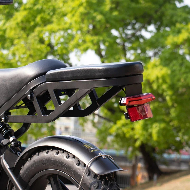 electric bike off-road mountain beach riding for men with rear seat rack electric bike