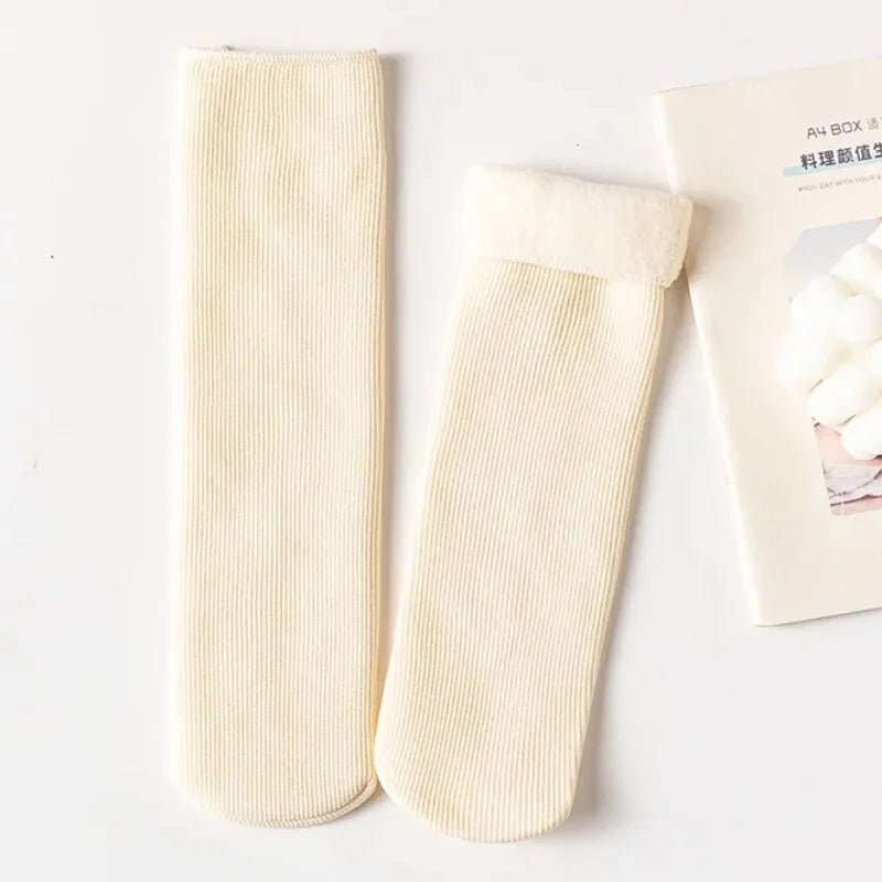 10 Pairs Fuzzy Print Socks Cute Lightweight Women's Hosiery