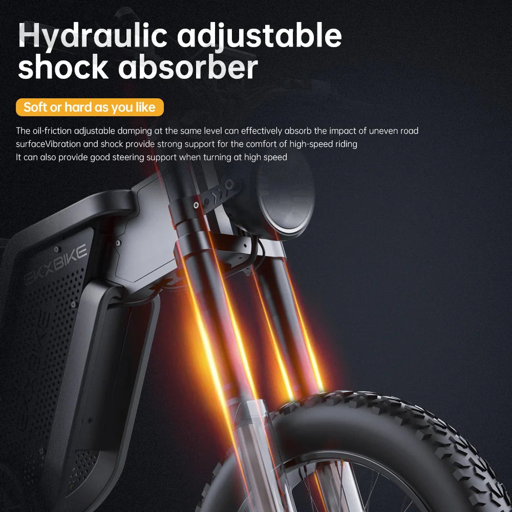 EKX X21 Adults Electric Bike 2000W 48V 35AH 55km/h Mountain Ebike