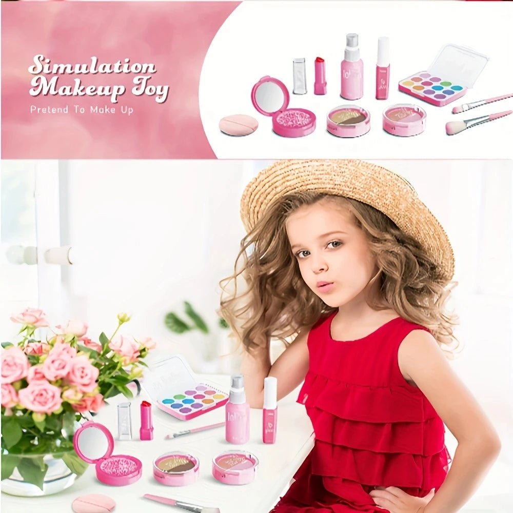 Girls Pretend Makeup Kit For Kids Aged 3 And Above