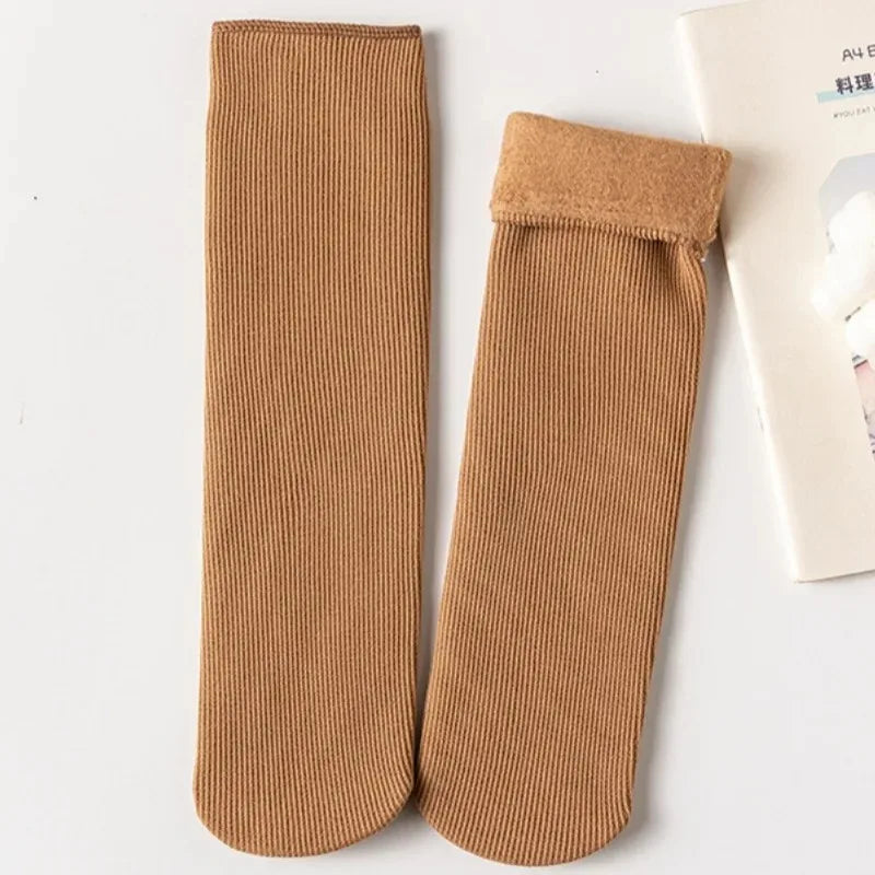10 Pairs Fuzzy Print Socks Cute Lightweight Women's Hosiery