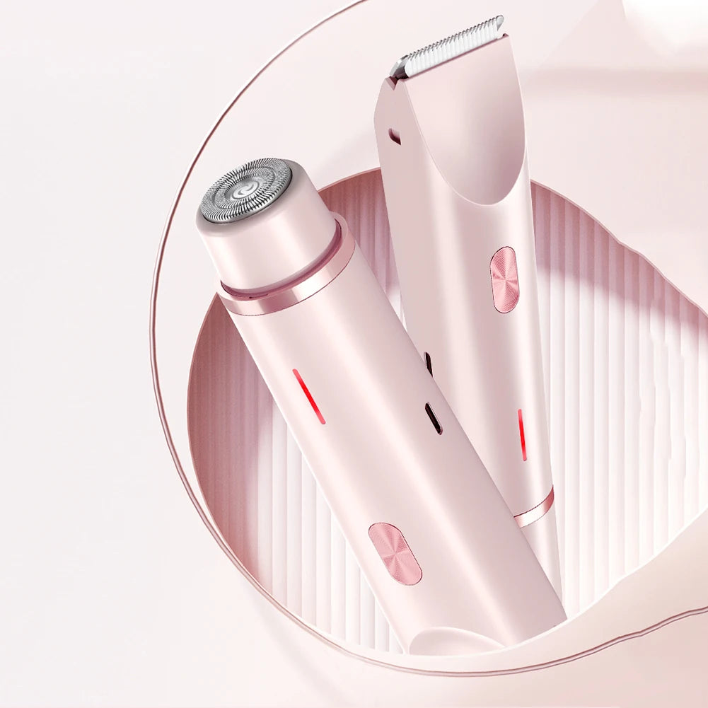 Electric Razors Bikini Trimmer for Women Waterproof Rechargeable Body Hair Epilator
