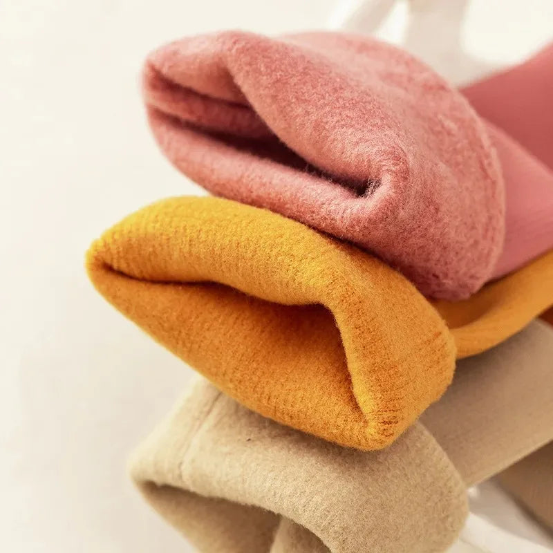 10 Pairs Fuzzy Print Socks Cute Lightweight Women's Hosiery