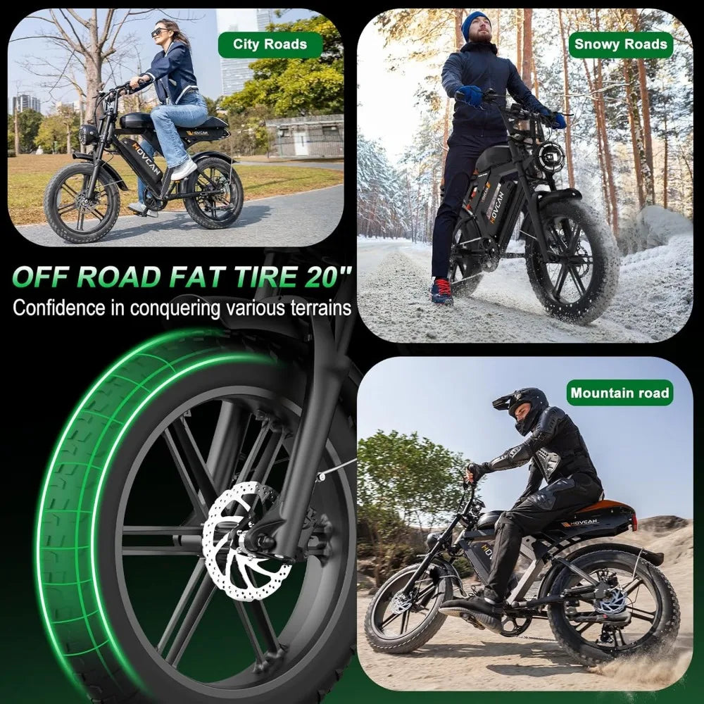 Electric Bike ,Up To 32MPH/28MPH 120/70 Miles,7 Speed Gear Hydraulic/Disc Brake , Motorcycle Bike