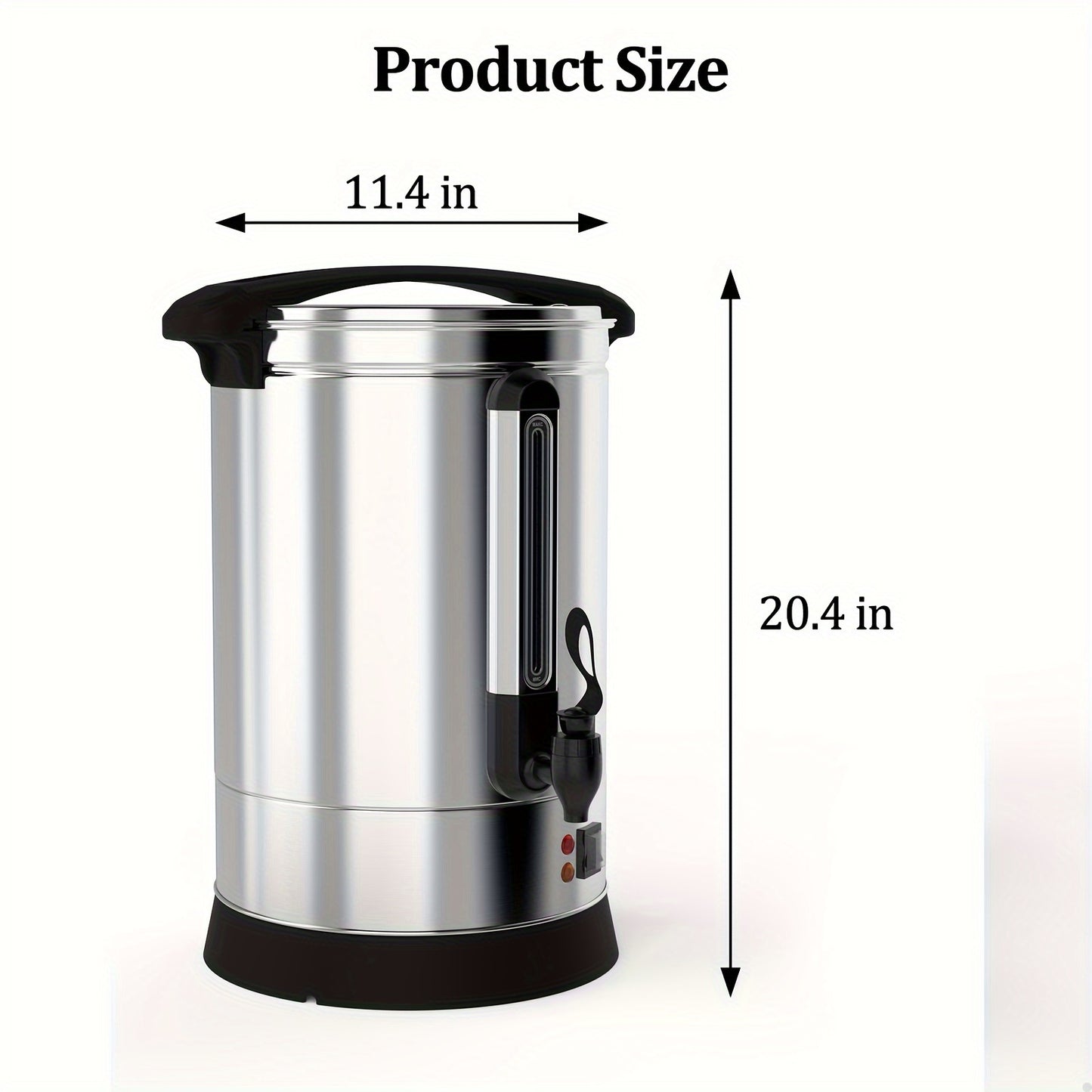 3.7 Gal 100 Cup Commercial Coffee Maker For Large Gatherings
