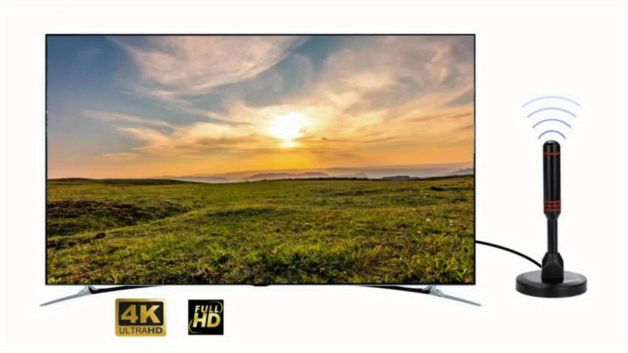 Digital TV Antenna For Smart TV Indoor 2025 With Magnetic Base