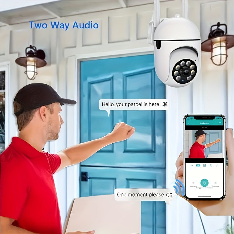 6pcs With 1080P Full HD Resolution Wireless Round Camera