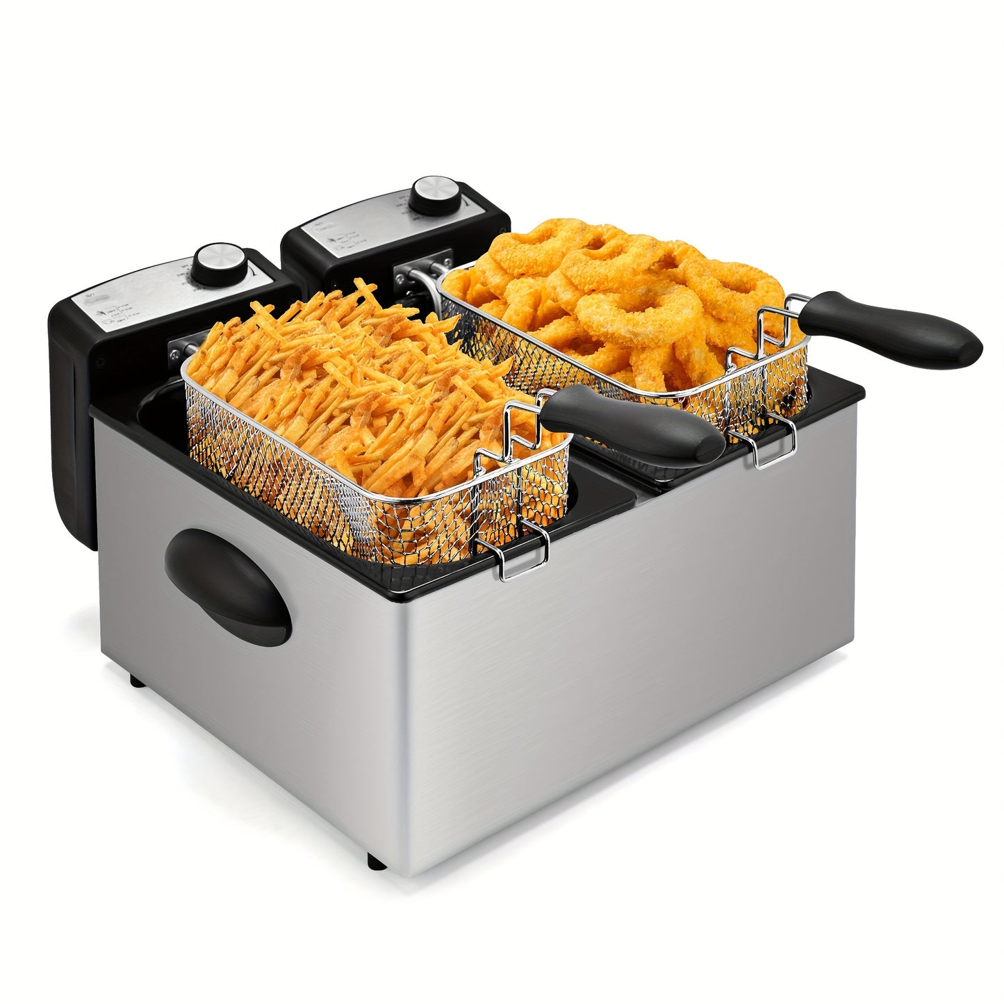 SUSTEAS Deep Fryer 1500W Electric Stainless Steel Design