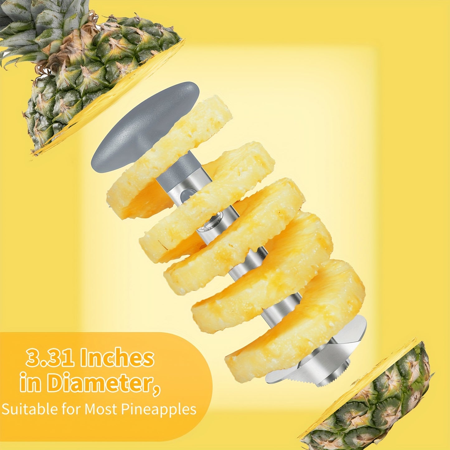 1pc Stainless Steel Fruit And Vegetable Corer Kitchen Tool