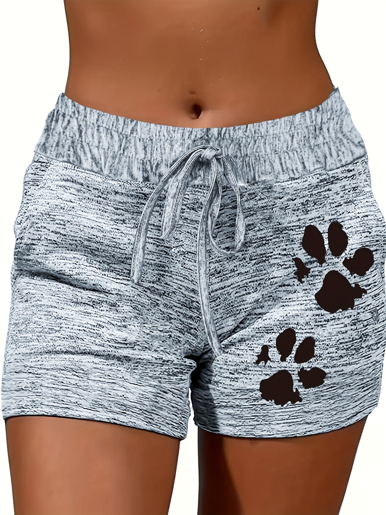 High Waist Shorts Casual High Waist Drawstring Waist Shorts