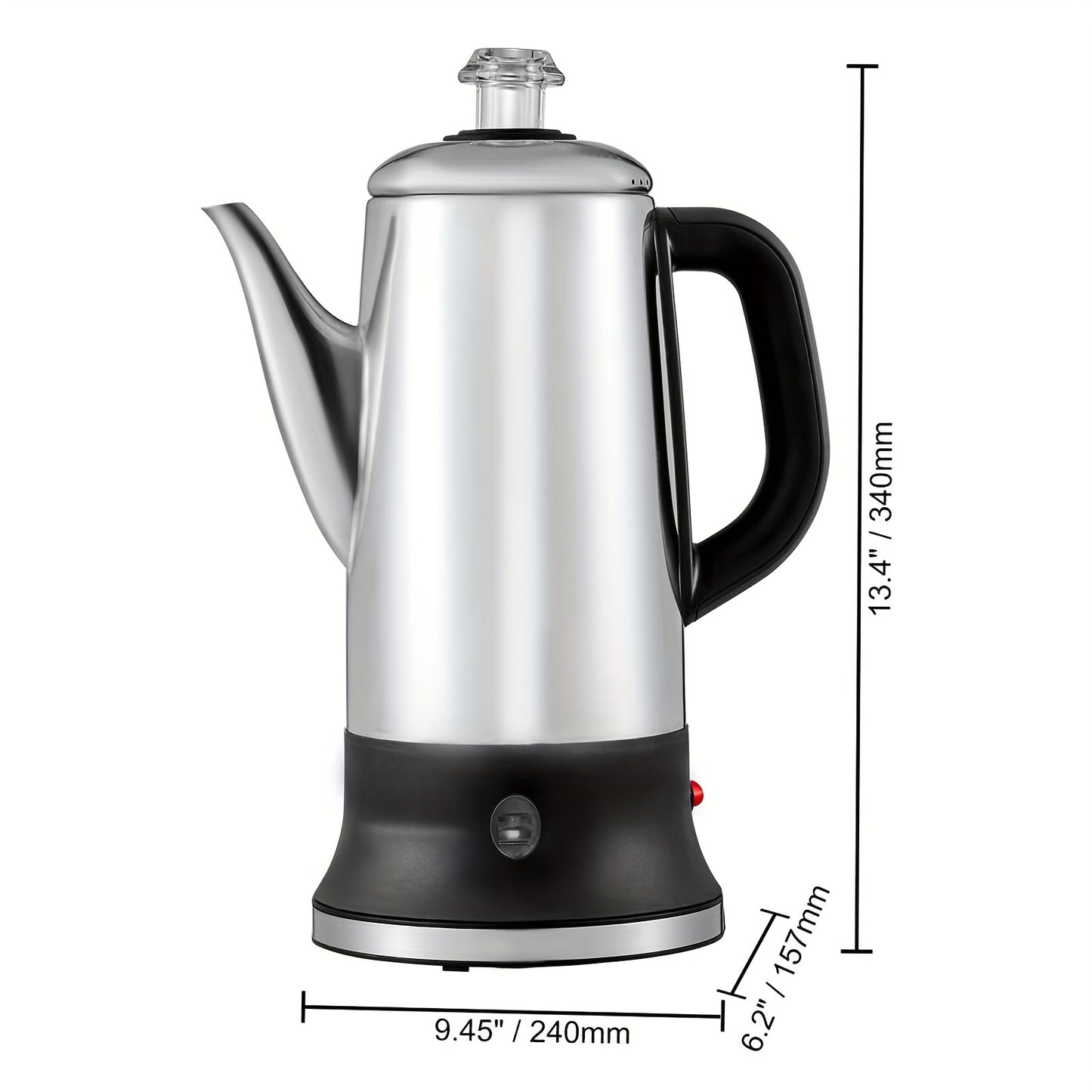 Stainless Steel Coffee Percolator Happybuy 12-Cup Maker