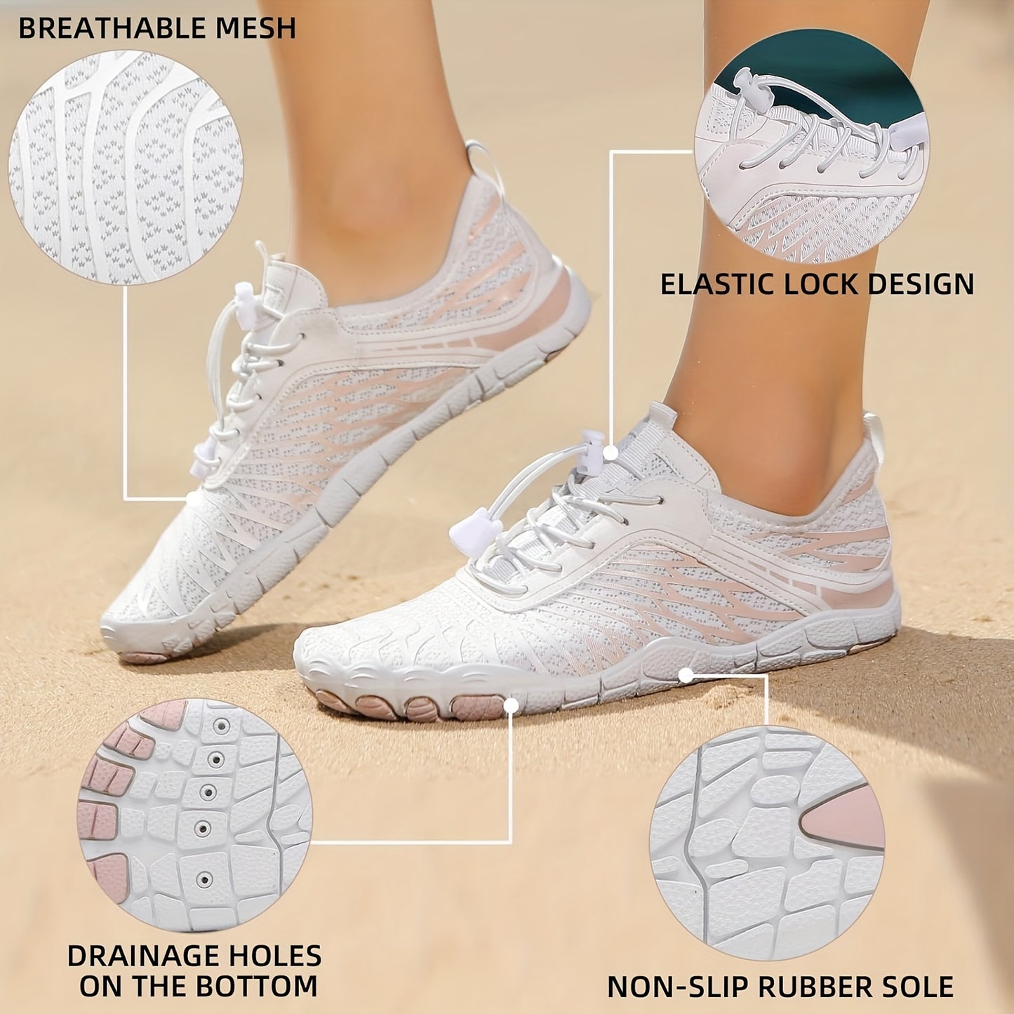 Summer Hike Barefoot Shoes Womens Water Shoes Zero Drop