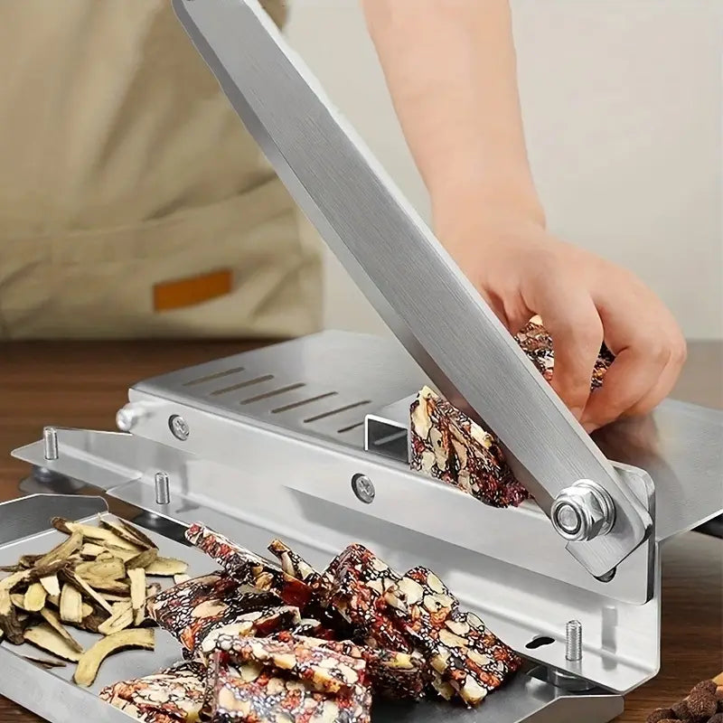 Stainless Steel Knife - Kitchen Meat Slicer for Frozen Foods